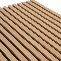 IDMarket Panneaux acoustiques en tasseaux de bois chêne clair et noir de 250 x 60 CM* Produits D’Aménagement Intérieur|Décoration Et Accessoires