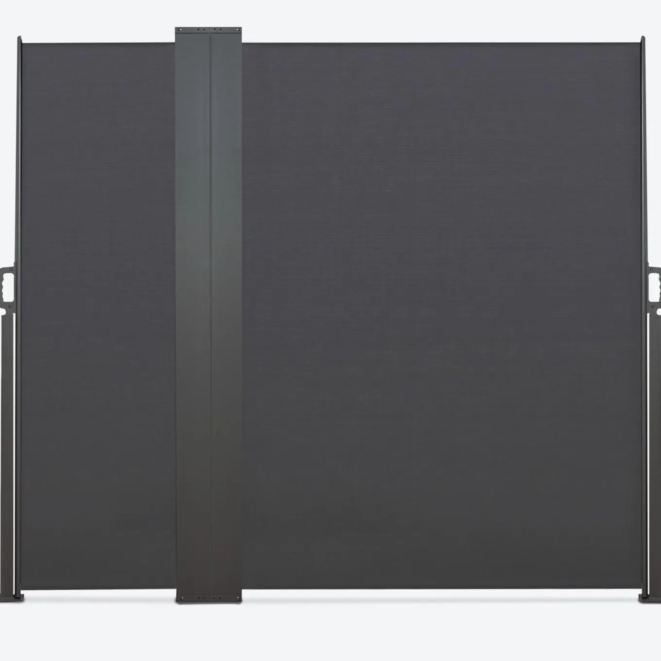 IDMarket Paravent double rétractable 180 x 800 cm gris anthracite* Paravents Extérieurs