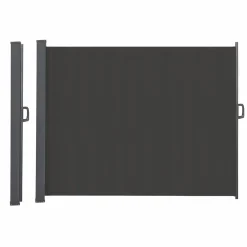 IDMarket Paravent rétractable 5x2m gris anthracite* Paravents Extérieurs