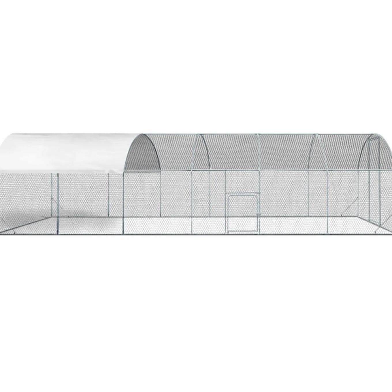 IDMarket Parc à poules grillagé 22,5 m²* Volières Et Enclos