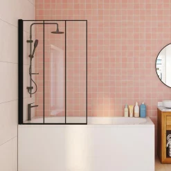 IDMarket Pare baignoire 1 volet 70x120cm* Produits D’Aménagement Intérieur|Accessoires Salle De Bain