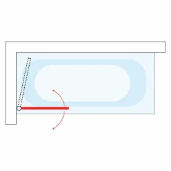 IDMarket Pare baignoire 1 volet 70x120cm* Produits D’Aménagement Intérieur|Accessoires Salle De Bain