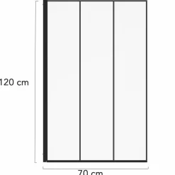 IDMarket Pare baignoire 1 volet 70x120cm* Produits D’Aménagement Intérieur|Accessoires Salle De Bain