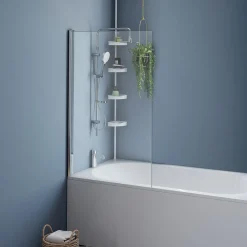 IDMarket Paroi de baignoire pivotante 1 volet 70x120 cm* Produits D’Aménagement Intérieur|Accessoires Salle De Bain