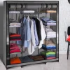 IDMarket Penderie d'appoint en tissu imprimé* Rangement Et Accessoires|Chambre Complète Adulte