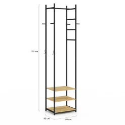 IDMarket Penderie d'entrée et porte manteau* Petits Meubles|Vestiaires Et Meubles D'Entrée