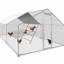 IDMarket Perchoir poule 4 niveaux en bois* Accessoires Poulailler|Volières Et Enclos