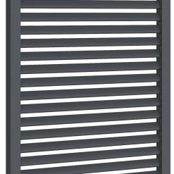 IDMarket Pergola persienne 3x4M gris anthracite avec toit rétractable et 4 pans modulables* Tonnelles De Jardin|Pergolas