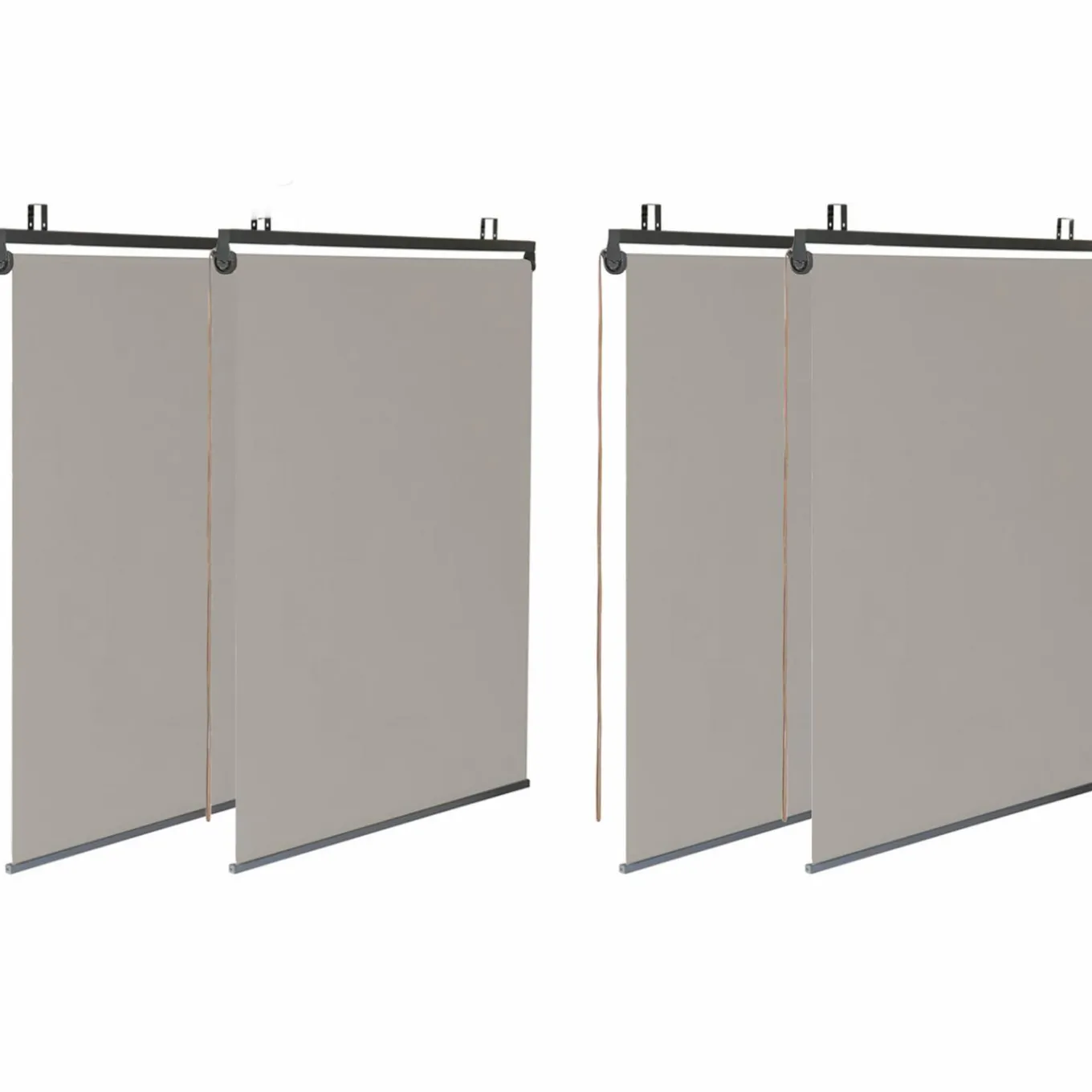 IDMarket Pergola toit rétractable taupe et stores enrouleurs* Tonnelles De Jardin|Pergolas