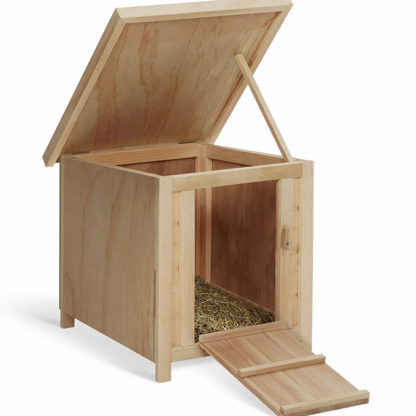 IDMarket Pondoirs en bois pour poules avec fond* Accessoires Animaux|Poulaillers