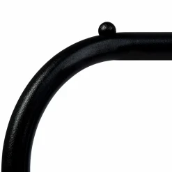 IDMarket Portant vêtements double en métal noir avec étagère à chaussures* Meubles Noirs|Collection Agencement Magasin