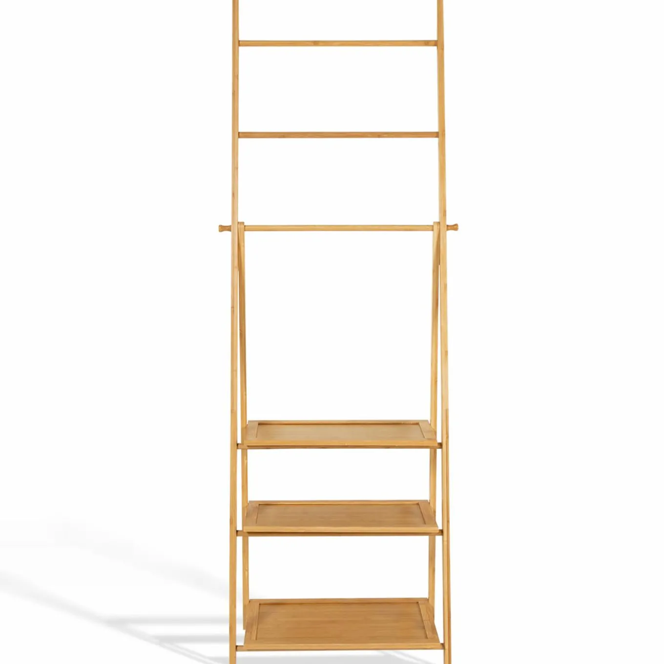 IDMarket Porte serviettes en bambou pour salle de bain* Collection Agencement Magasin|Collection Bambou