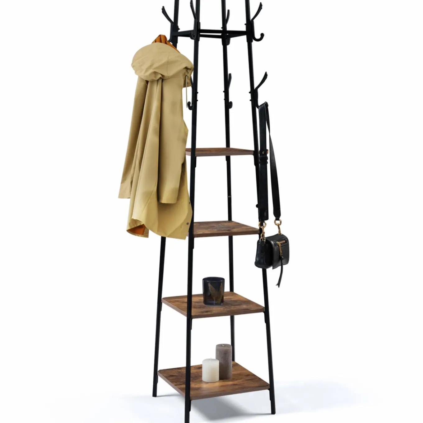 IDMarket Porte-manteau industriel sur pieds* Meubles Hauts|Collection Agencement Magasin