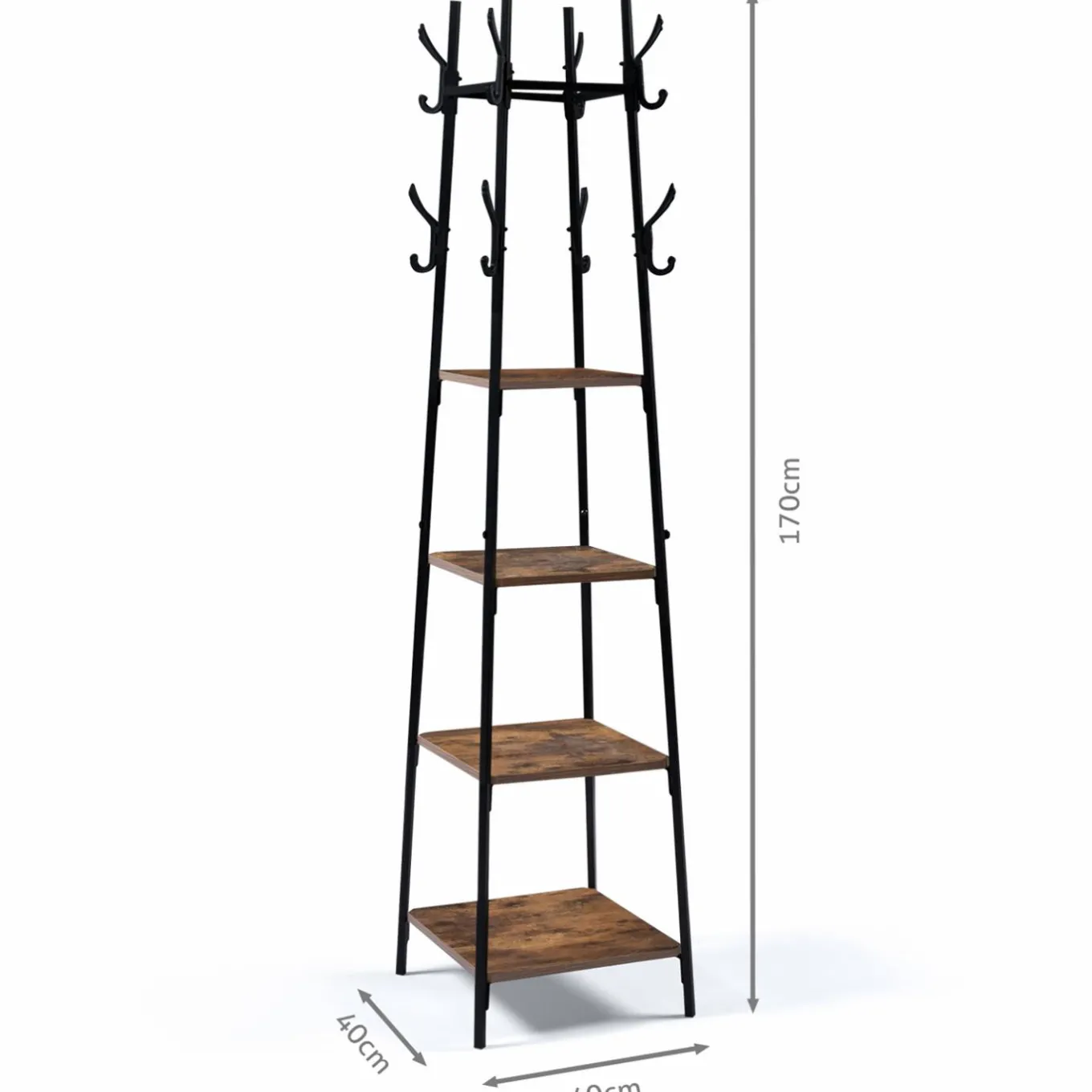 IDMarket Porte-manteau industriel sur pieds* Meubles Hauts|Collection Agencement Magasin