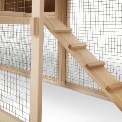 IDMarket Poulailler clapier XXL* Poulaillers