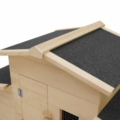 IDMarket Poulailler en bois avec pondoir* Poulaillers