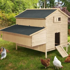 IDMarket Poulailler XXL avec pondoir* Poulaillers