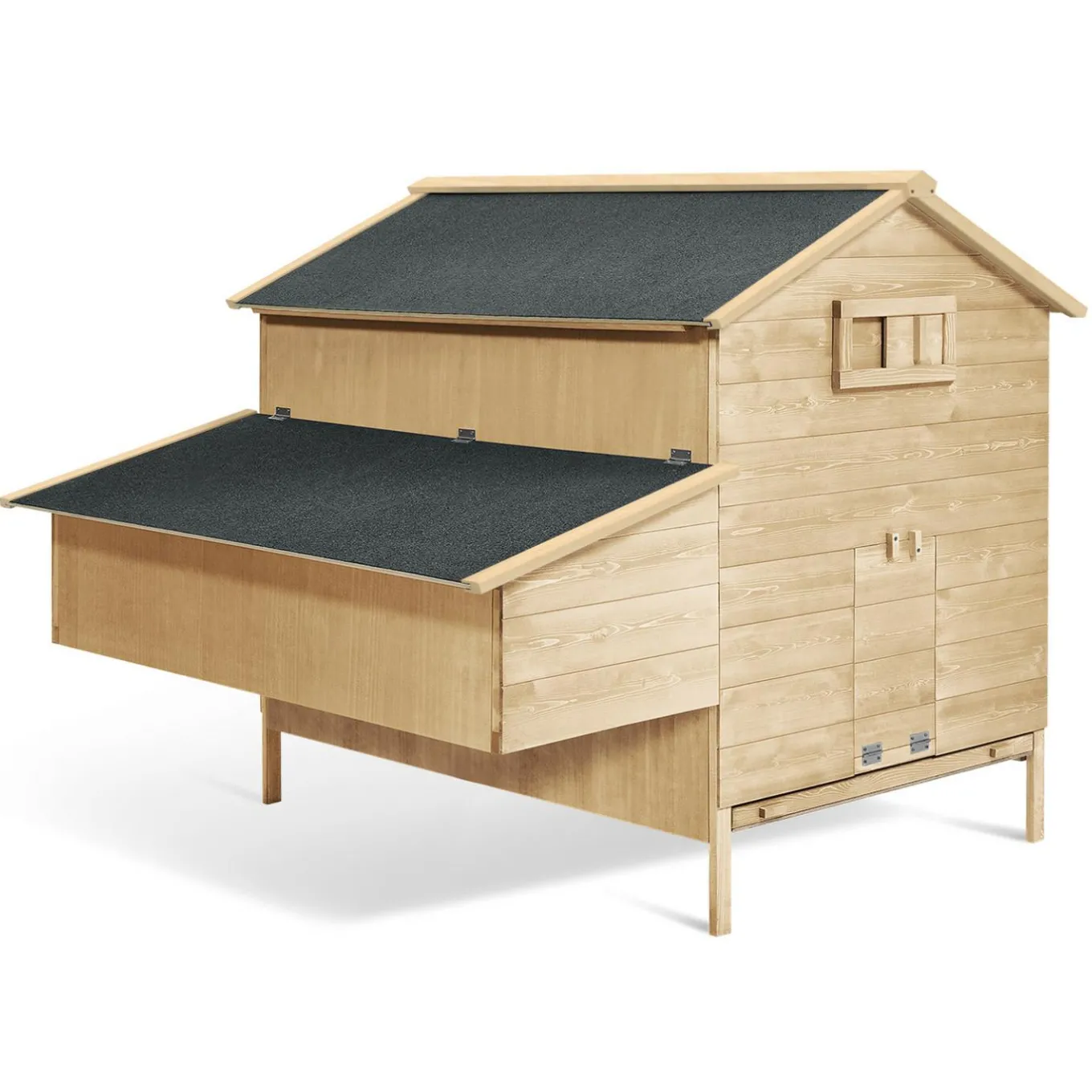 IDMarket Poulailler XXL avec pondoir* Poulaillers