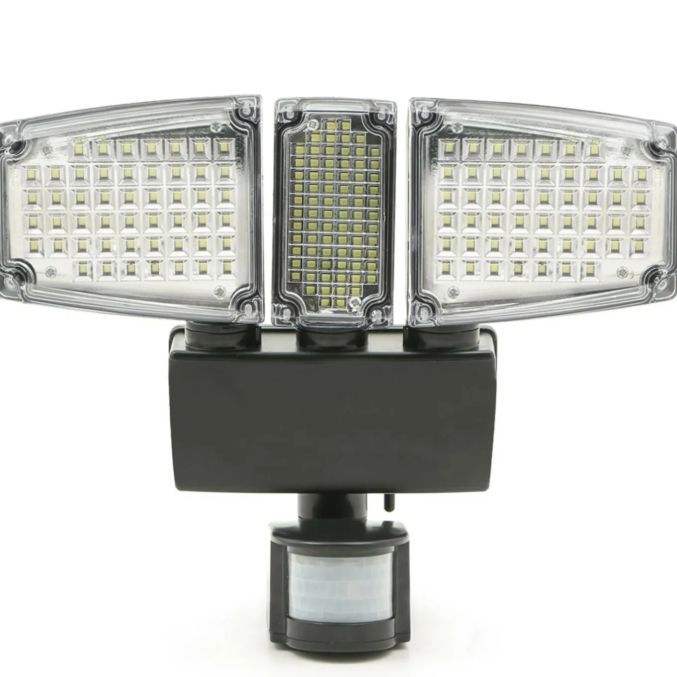IDMarket Projecteur LED solaire 3 spots 178 LED avec détecteur de mouvement* Projecteurs Et Appliques