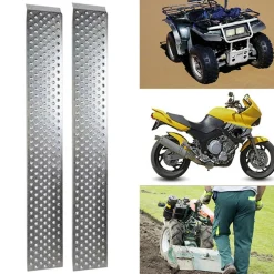 IDMarket Rampes de chargement en acier galvanisé* Outillage Et Accessoires Bricolage|Meubles Bricolage Et Rayonnage