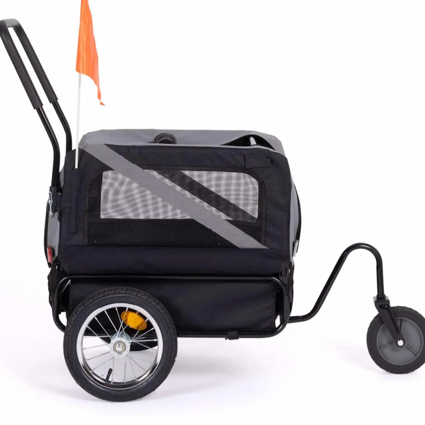 IDMarket Remorque à vélo pour chien avec réflecteurs* Accessoires Animaux|Niches Et Chenils