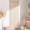 IDMarket Rideau bohème beige en macramé* Décoration Et Accessoires|Collection Agencement Magasin