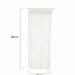 IDMarket Rideau bohème beige en macramé* Décoration Et Accessoires|Collection Agencement Magasin
