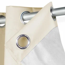 IDMarket Rideaux occultants thermiques beige* Accessoires Anti-Froid|Rideaux