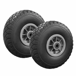 IDMarket Roues increvables 250 mm pour brouette, diable, chariot* Roues De Jardin Et Accessoires