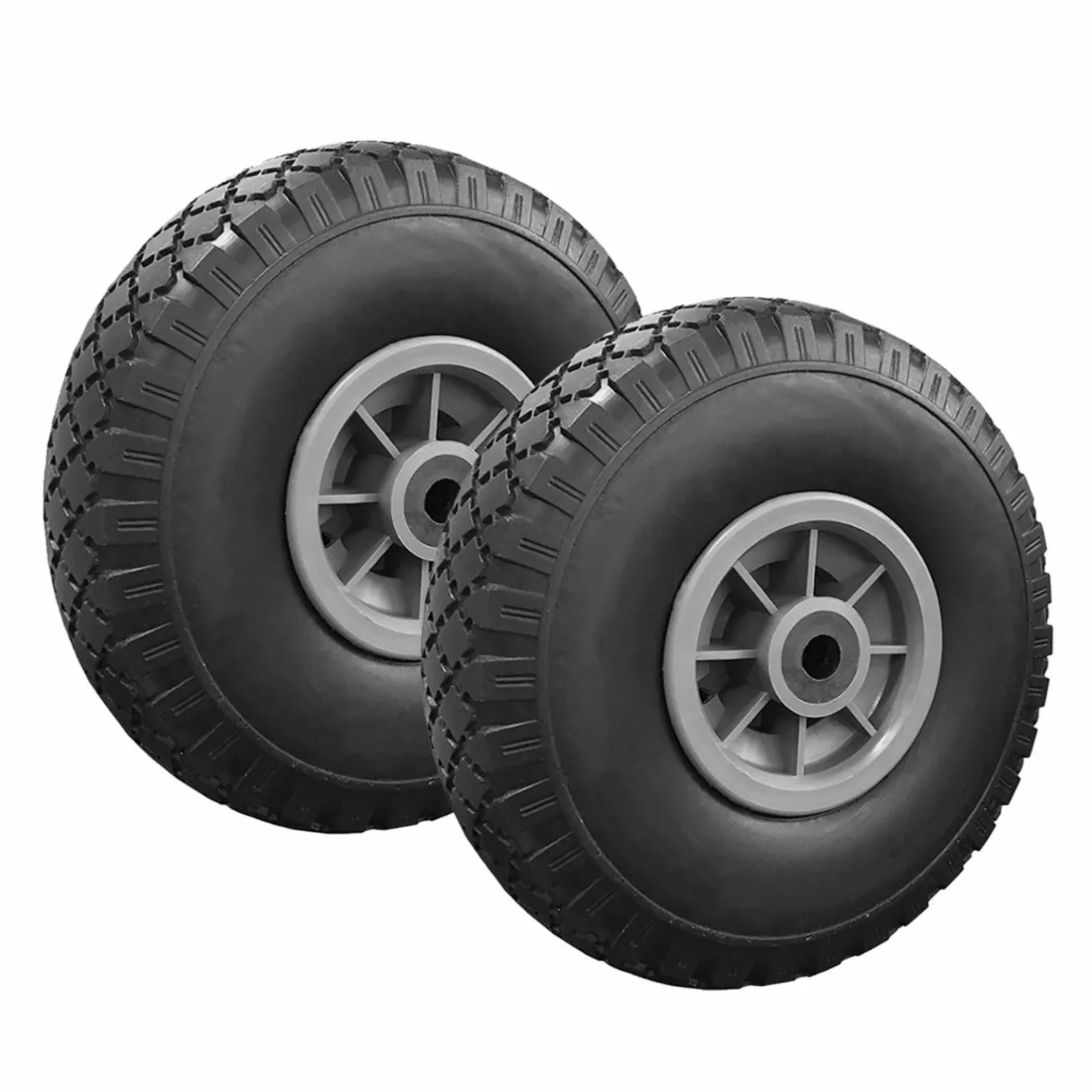 IDMarket Roues increvables 250 mm pour brouette, diable, chariot* Roues De Jardin Et Accessoires