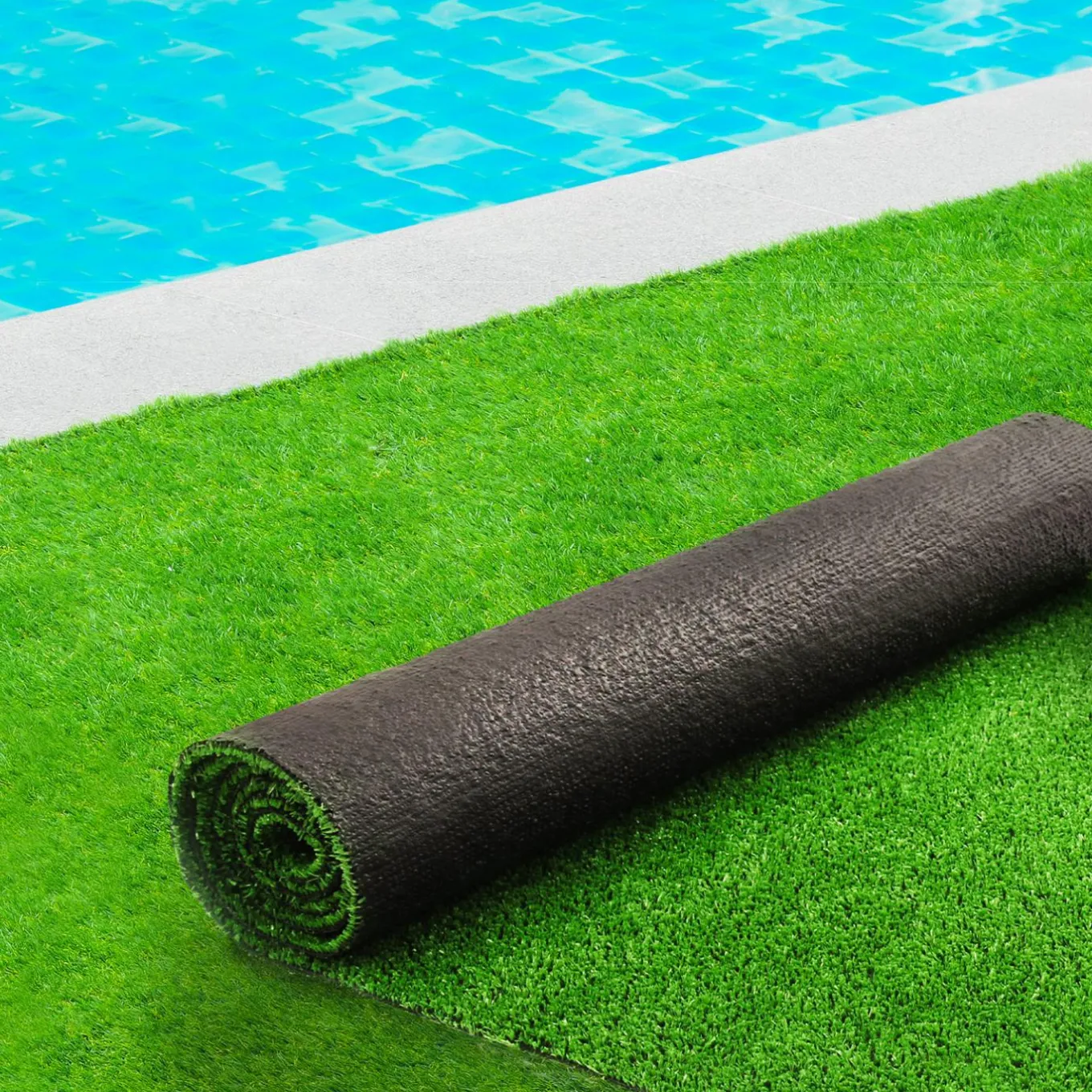 IDMarket Rouleau gazon artificiel* Entretien Du Jardin Et Accessoires|Revêtement Sol Extérieur