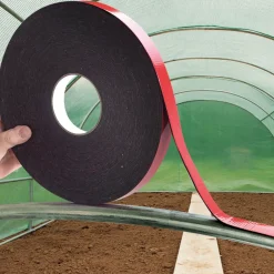 IDMarket Ruban mousse adhésif 25m* Bâches Pour Serres Et Accessoires