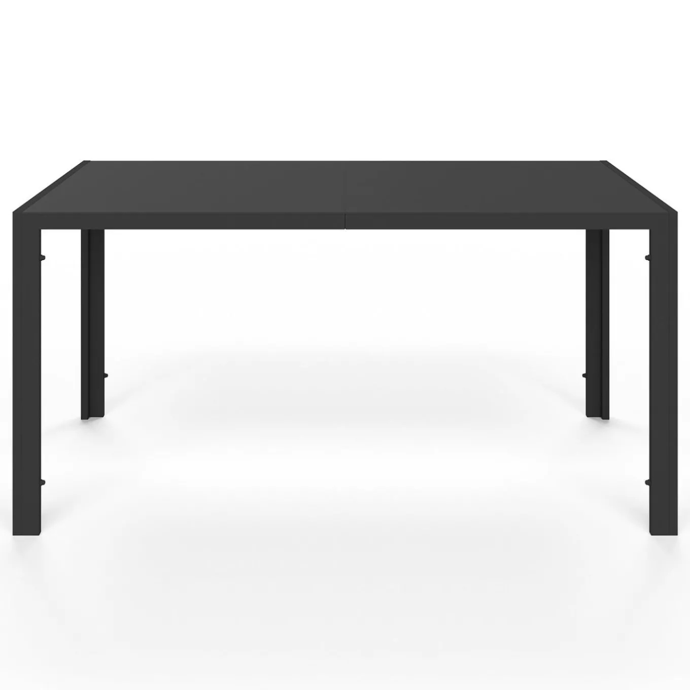 IDMarket Salon de jardin 6 personnes avec chaises noir et rotin clair* Salons De Jardin