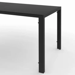 IDMarket Salon de jardin 6 personnes avec chaises noir et rotin clair* Salons De Jardin