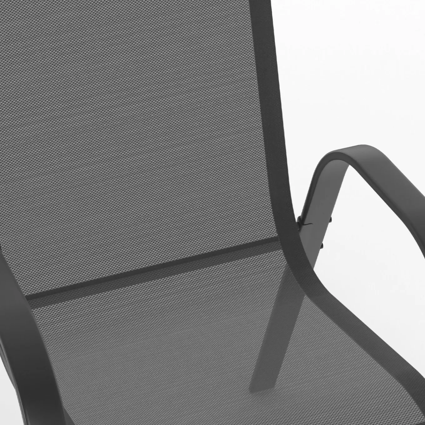 IDMarket Salon de jardin avec 6 chaises empilables* Salons De Jardin