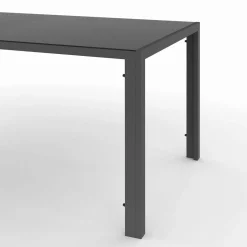 IDMarket Salon de jardin avec table 150 cm et 6 chaises empilables mix color et acier* Salons De Jardin