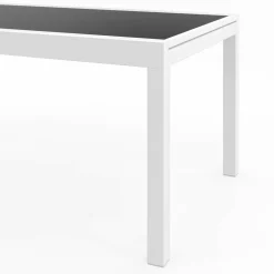 IDMarket Salon de jardin avec table en verre trempé et 12 chaises* Salons De Jardin