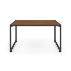 IDMarket Salon de jardin bas 6 personnes canapés et fauteuils gris anthracite et cordage effet rotin avec tables basses* Salons De Jardin