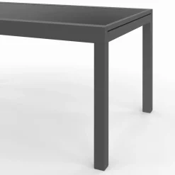 IDMarket Salon de jardin gris anthracite avec table extensible et 12 chaises* Salons De Jardin