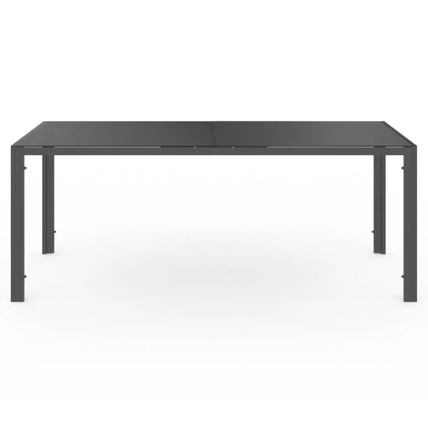 IDMarket Salon de jardin table 190 cm et 8 chaises empilables bleu canard* Salons De Jardin