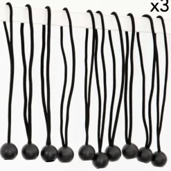 IDMarket Sandows express pour bâches : lot de 30* Bâches Découpables Et Accessoires