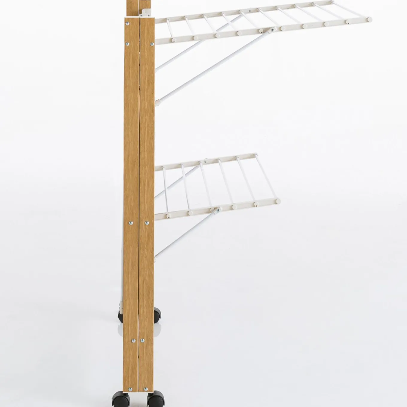 IDMarket Séchoir design imitation bois pliable* Séchoirs À Linge