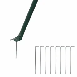 IDMarket Serre à tomates tunnel 4 m* Serres À Tomates Et Équipement Du Potager|Serres