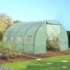 IDMarket Serre de jardin verte 12m² 3x4m* Serres Tunnel|Serres