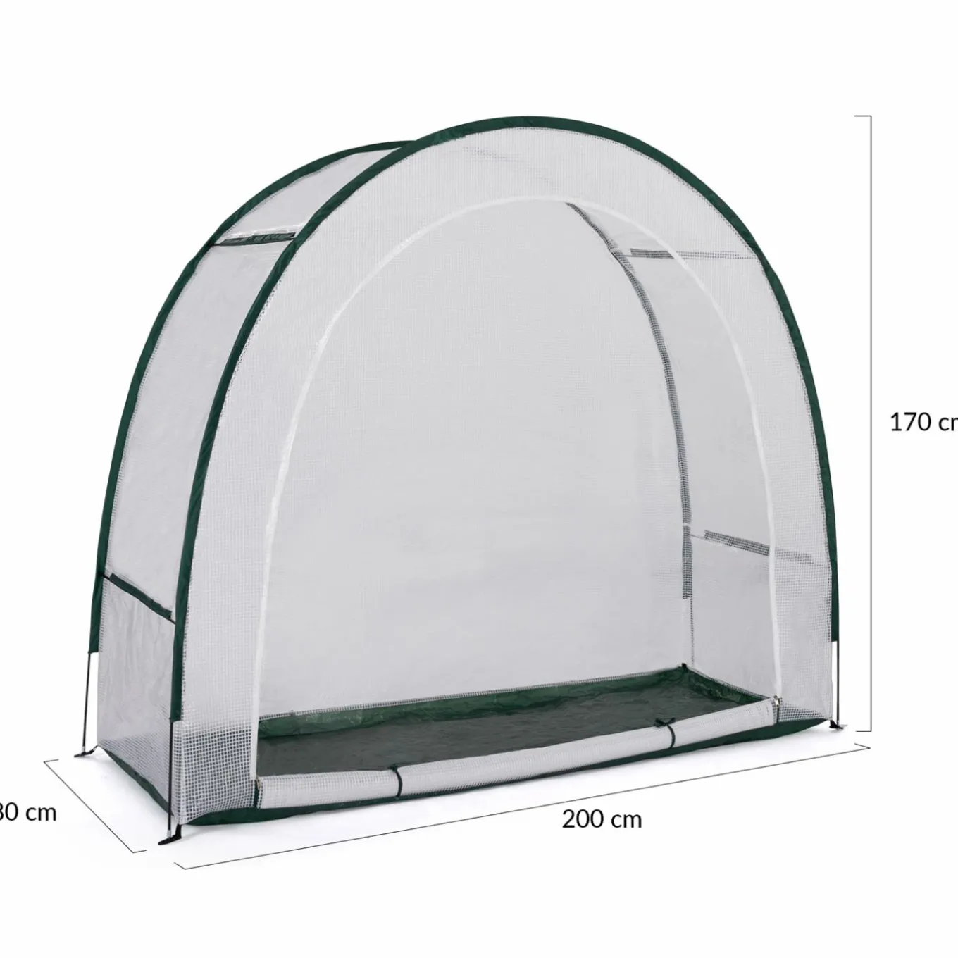 IDMarket Serre d'hivernage balcon et terrasse en demi lune* Protection Du Jardin|Serres