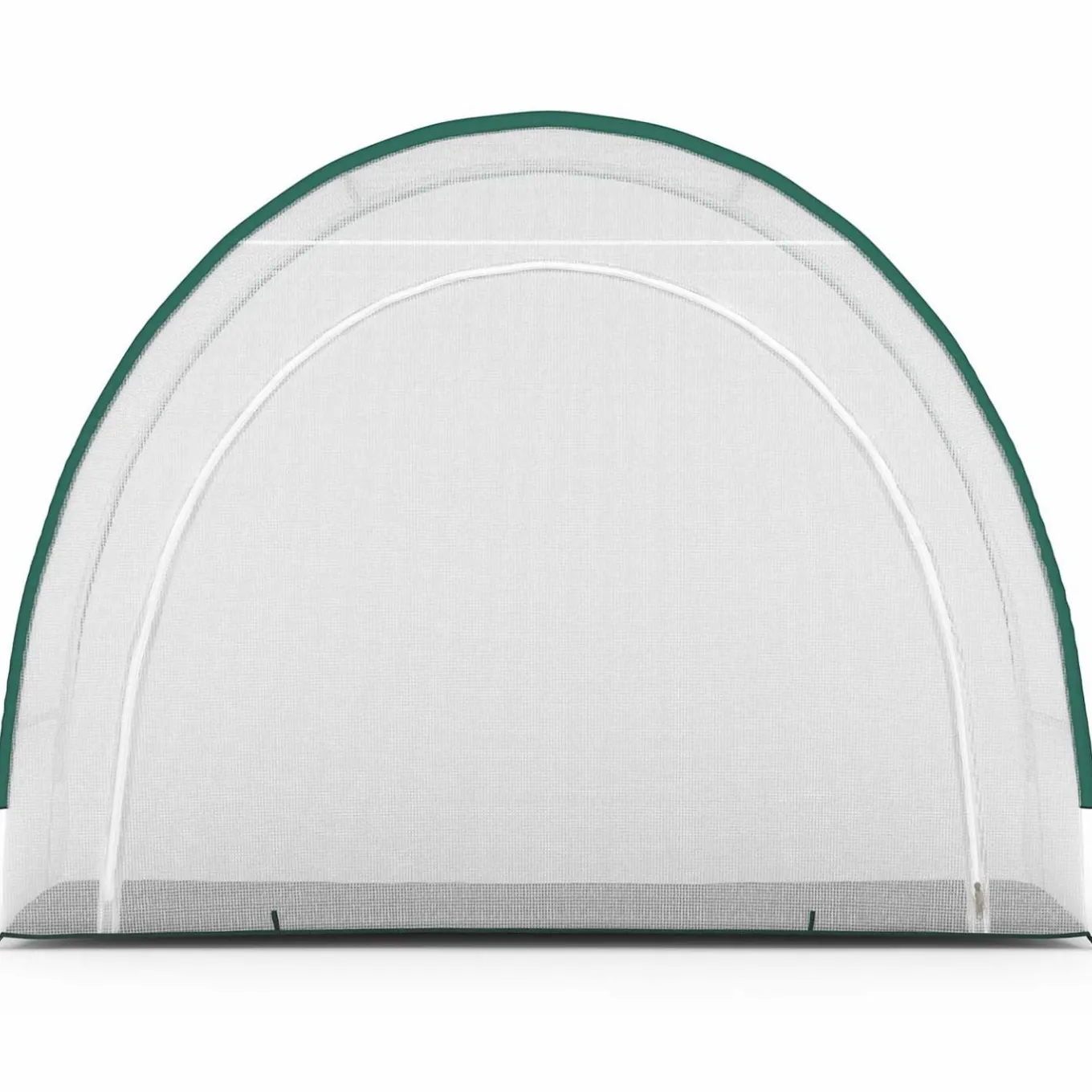 IDMarket Serre d'hivernage balcon et terrasse 300x80x220 cm en demi lune* Serres|Protection Du Jardin