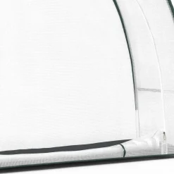 IDMarket Serre d'hivernage balcon et terrasse 300x80x220 cm en demi lune* Serres|Protection Du Jardin