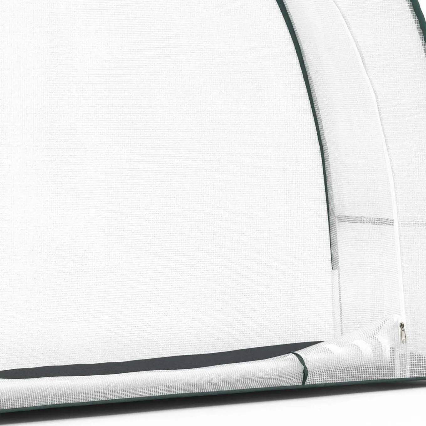 IDMarket Serre d'hivernage balcon et terrasse 300x80x220 cm en demi lune* Serres|Protection Du Jardin