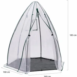 IDMarket Serre pour hivernage des plantes bâche bulle* Protection Du Jardin|Serres