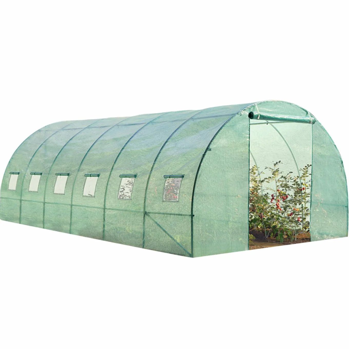 IDMarket Serre tunnel 18 m²* Serres Tunnel|Serres